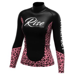 LEOPARD WOMEN BJJ RASH GUARD