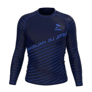 BLUE STRIPELESS JIUJITSU LONGSLEEVE RASHGUARD