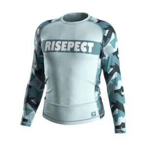 Blue Rash Guard Bjj Clothing Mens Fitness Long Sleeves Rashguard T Shirt