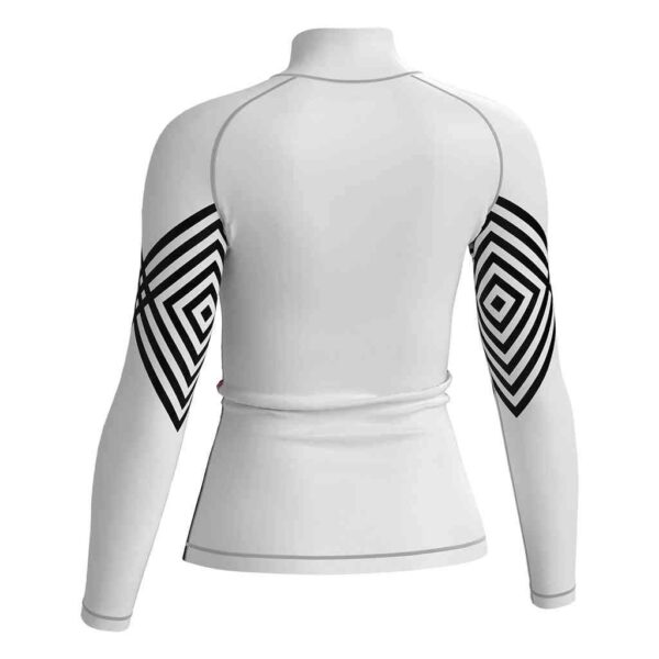 Moisture-Wicking Floral Rash Guard