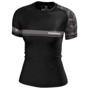 GREY TATTOO RASH GUARD