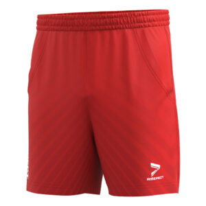 Red Tennis Track Shorts