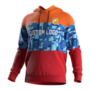 Orange Rugby Hoodie Jersey