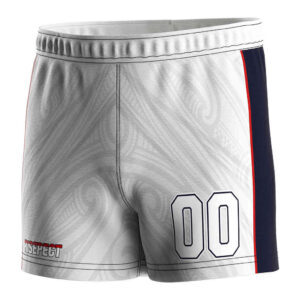 White Gym Rugby Shorts